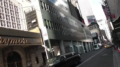 NYC-087 Broadway skyscraper Stock Footage 10583480