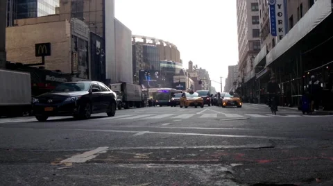 NYC - 8th Ave - Timelapse - Day Stock Footage 66447255