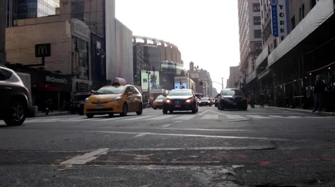 NYC - 8th Ave - Timelapse  - Day Stock Footage 66447265