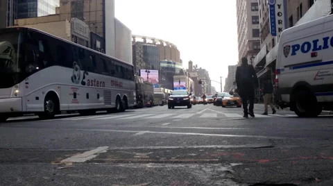 NYC - 8th Ave - Timelapse  - Day Stock Footage 66447266