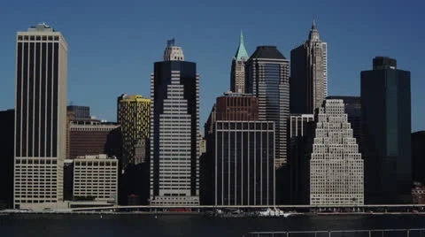 NYC across the water Stock Footage 24946476