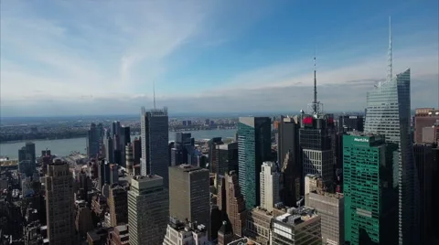 NYC Aerial Shot Stock Footage 62844157