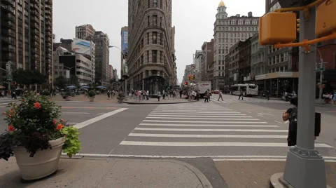 NYC B Roll - Flatiron building Video stock 40357999