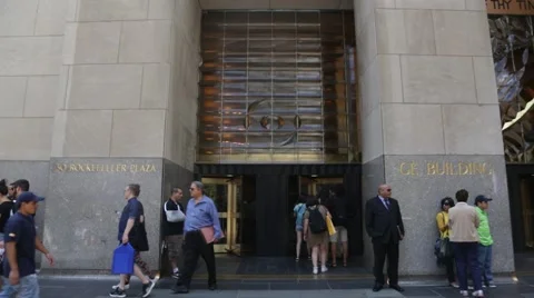 NYC B Roll - Rockefeller Center Entrance 1 Video stock 40570955
