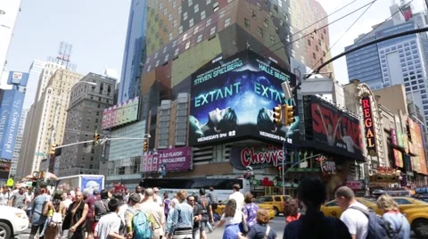 NYC B Roll - Times Square 1 Stock Footage 40543277