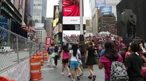 NYC B Roll - Times Square 5 Stock-Footage 40561545