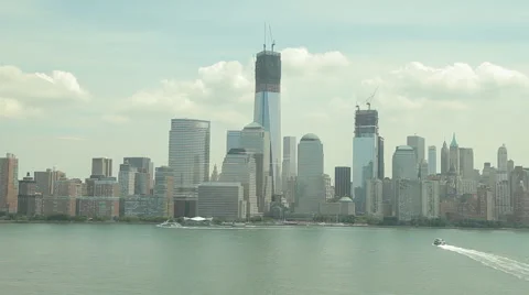 NYC B Roll - Zoom and Pan of Skyline Video stock 40358987
