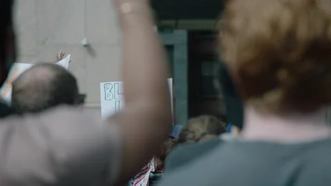 NYC BLM PROTEST Stock Footage 132536189