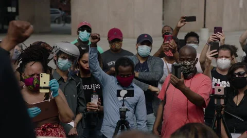 NYC BLM PROTEST Stock Footage 132536484