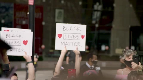 NYC BLM PROTEST Stock Footage 132536544