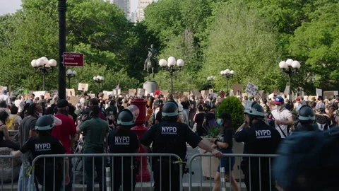 NYC BLM PROTEST Stock Footage 132537446