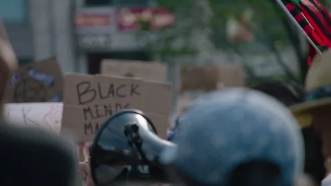NYC BLM PROTEST Stock Footage 132537605