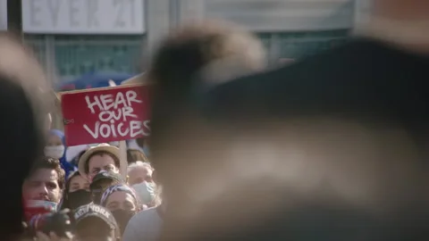 NYC BLM PROTEST Stock Footage 132537642
