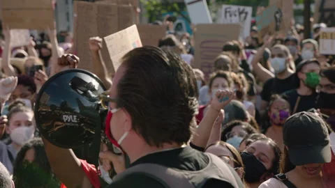 NYC BLM PROTEST Stock Footage 132537923