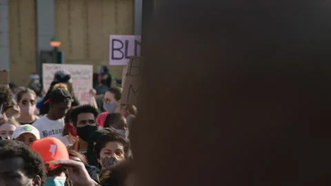 NYC BLM PROTEST Stock Footage 132538046