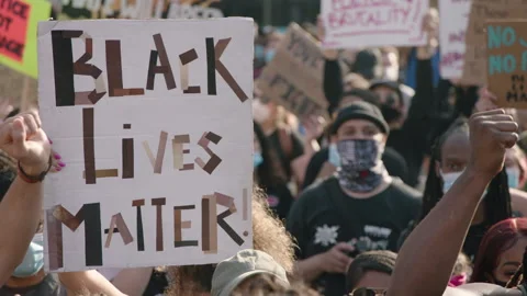 NYC BLM PROTEST Stock Footage 132538507