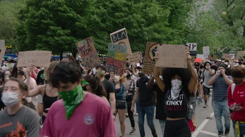 NYC BLM PROTEST Stock Footage 132539151