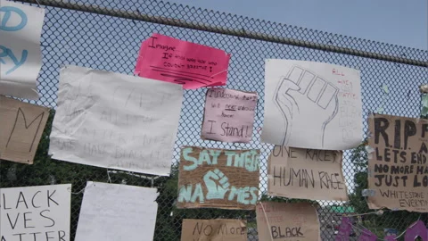 NYC BLM PROTEST Stock Footage 132813262