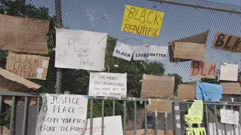 NYC BLM PROTEST Stock Footage 132813264