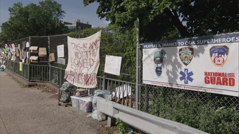 NYC BLM PROTEST Stock Footage 132813326