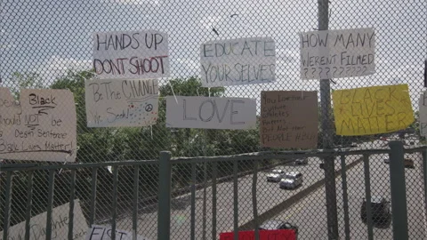 NYC BLM PROTEST Stock Footage 132813328