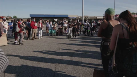 NYC BLM PROTEST Stock Footage 132925345