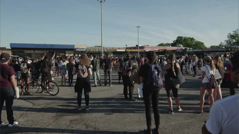 NYC BLM PROTEST Stock Footage 132926372