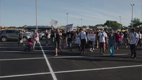 NYC BLM PROTEST Stock Footage 132926519
