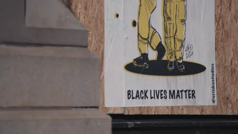 NYC BLM PROTEST Stock Footage 132928595
