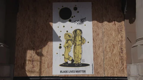 NYC BLM PROTEST Stock Footage 132928645