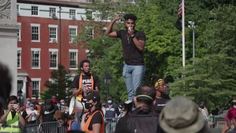 NYC BLM PROTEST Stock Footage 132928929