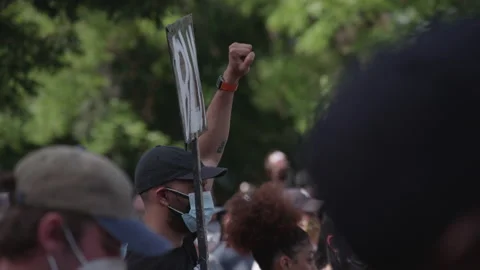 NYC BLM PROTEST Stock Footage 132929085