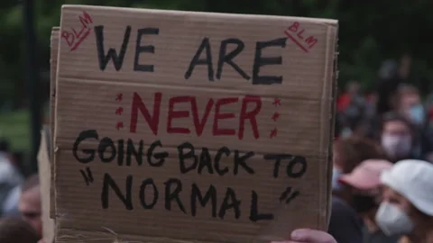 NYC BLM PROTEST Stock Footage 132929389