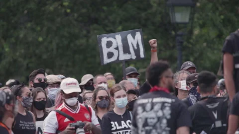 NYC BLM PROTEST Stock Footage 132929408