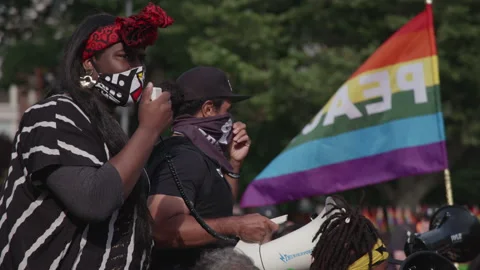 NYC BLM PROTEST Stock Footage 132930183