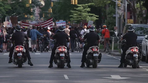 NYC BLM PROTEST Stock Footage 132930507