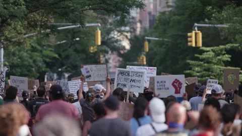 NYC BLM PROTEST Stock Footage 132930516