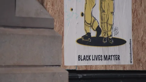 NYC BLM PROTEST Stock Footage 132930959