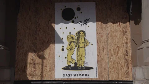 NYC BLM PROTEST Stock Footage 132930968