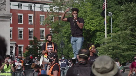 NYC BLM PROTEST Stock Footage 132931005