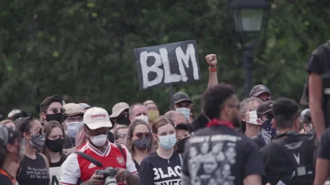 NYC BLM PROTEST Video stock 132931048