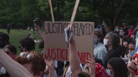 NYC BLM PROTEST Stock Footage 132931049