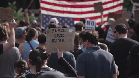 NYC BLM PROTEST Video stock 132931112