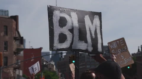 NYC BLM PROTEST Stock Footage 132931130