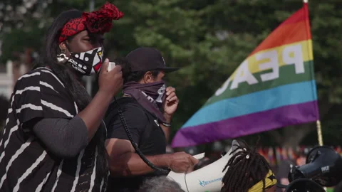 NYC BLM PROTEST Stock Footage 132931184