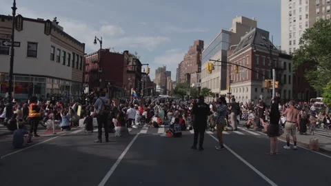 NYC BLM PROTEST Stock Footage 132931192