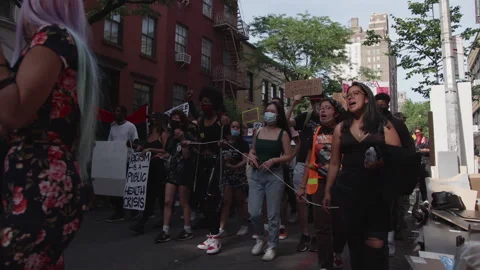 NYC BLM PROTEST Stock Footage 132931211