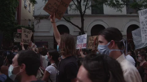 NYC BLM PROTEST Stock Footage 132931221