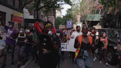 NYC BLM PROTEST Vídeo Stock 132931241