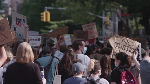NYC BLM PROTEST Stock Footage 132931255